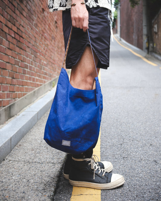 Daily Tote LARGE - COBALT/CEDAR (Reversible)