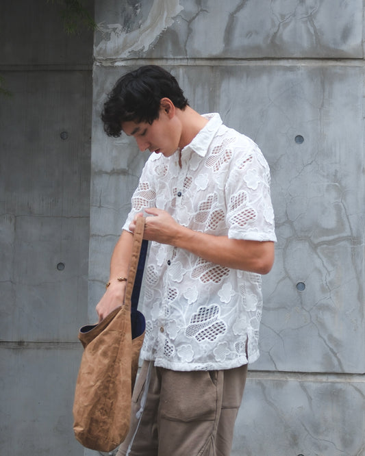 "Late Afternoon" Crochet Shirt