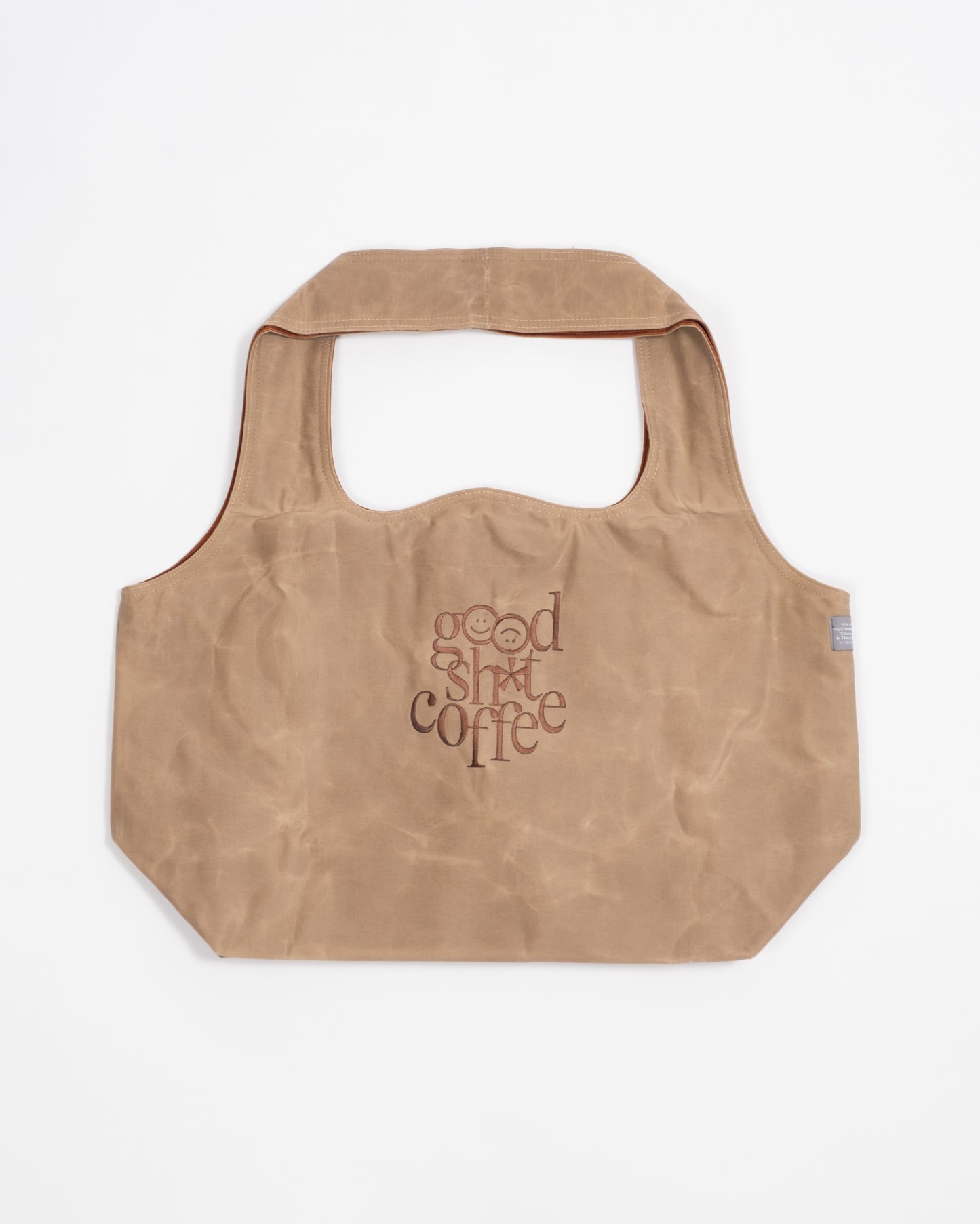 Good Sh*t REVERSIBLE MARKET TOTE (MEDIUM) - GOODSHT BRICK & SAND