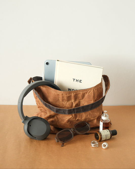 Daily Tote MEDIUM - ASPHALT/CEDAR (Reversible)