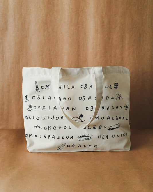 Bucket List Tote (Beige)