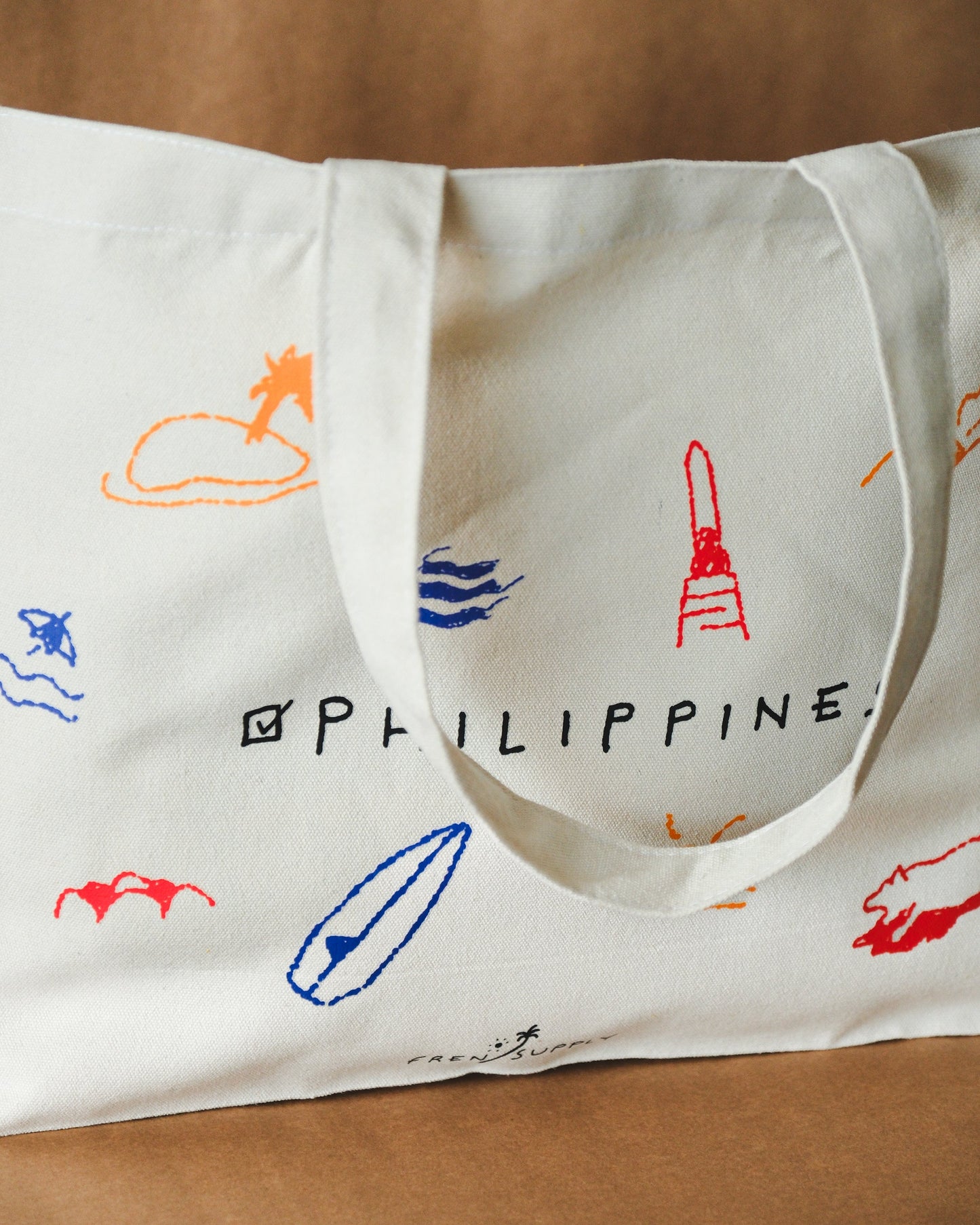 Bucket List Tote (Beige)