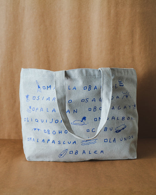 Bucket List Tote (Grey)