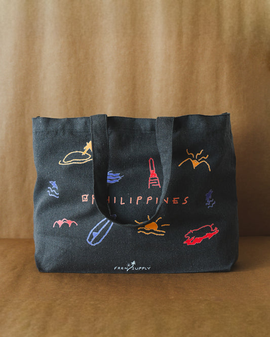 Bucket List Tote (Charcoal)