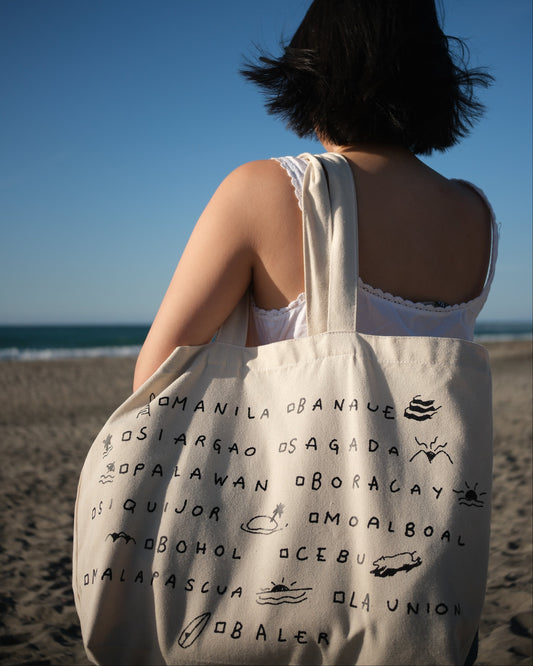 Bucket List Tote (Beige)