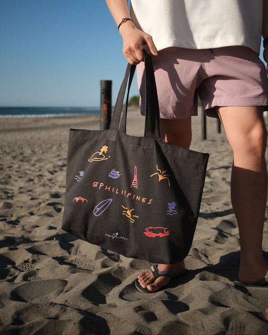 Bucket List Tote (Charcoal)