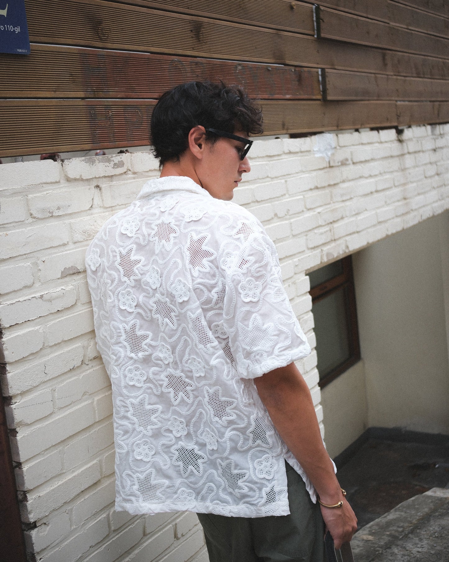 "High Summer" Crochet Shirt