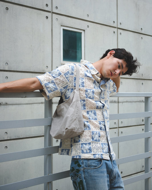 Daily Tote MEDIUM - BONE/CEDAR (Reversible)