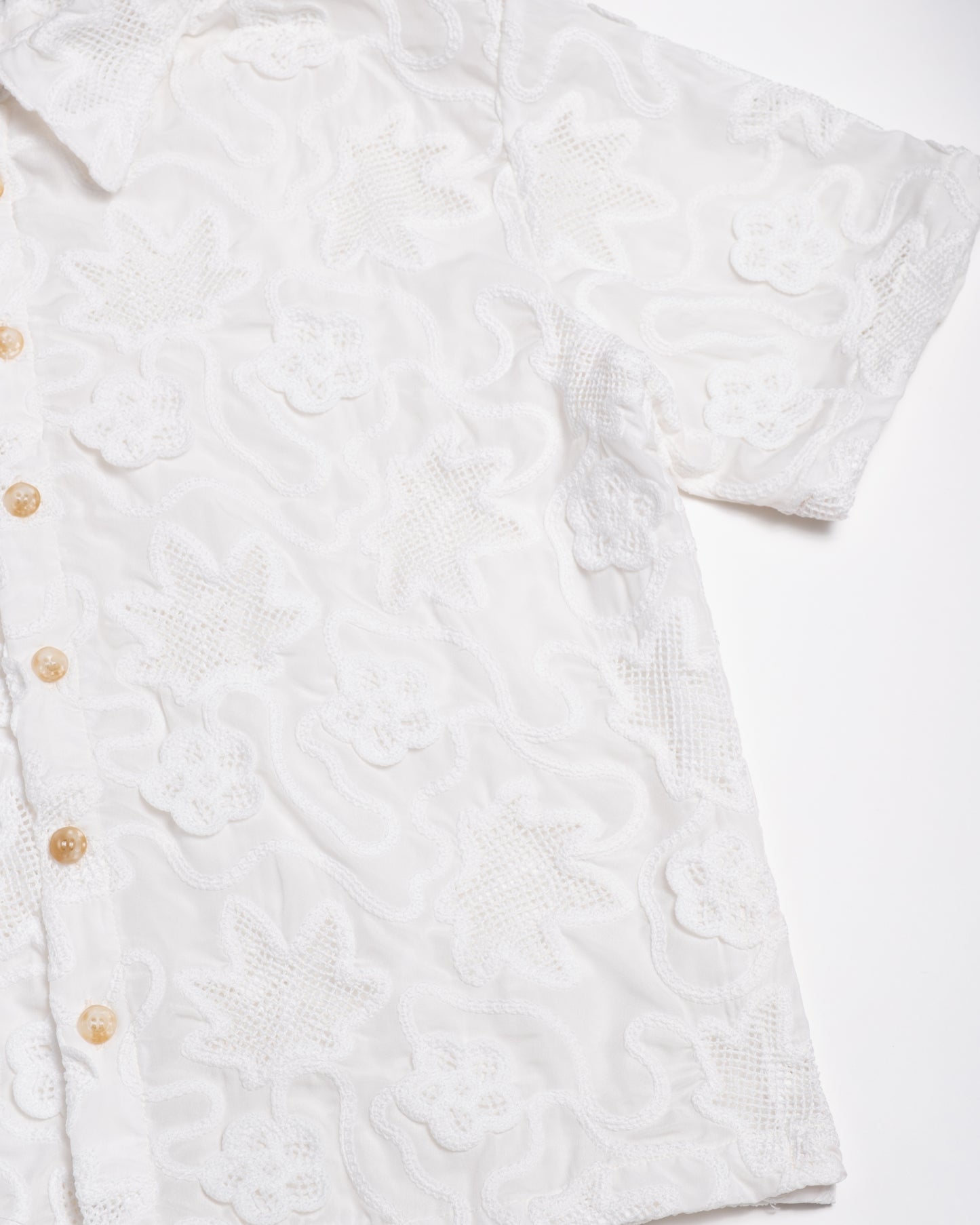 "High Summer" Crochet Shirt