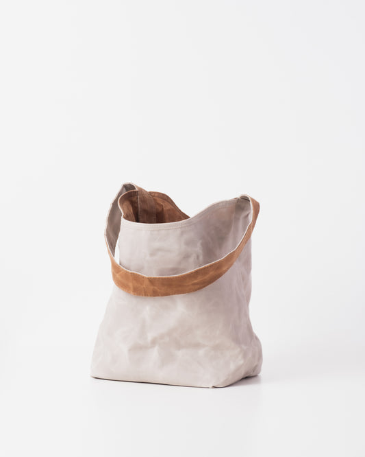 Daily Tote MEDIUM - BONE/CEDAR (Reversible)