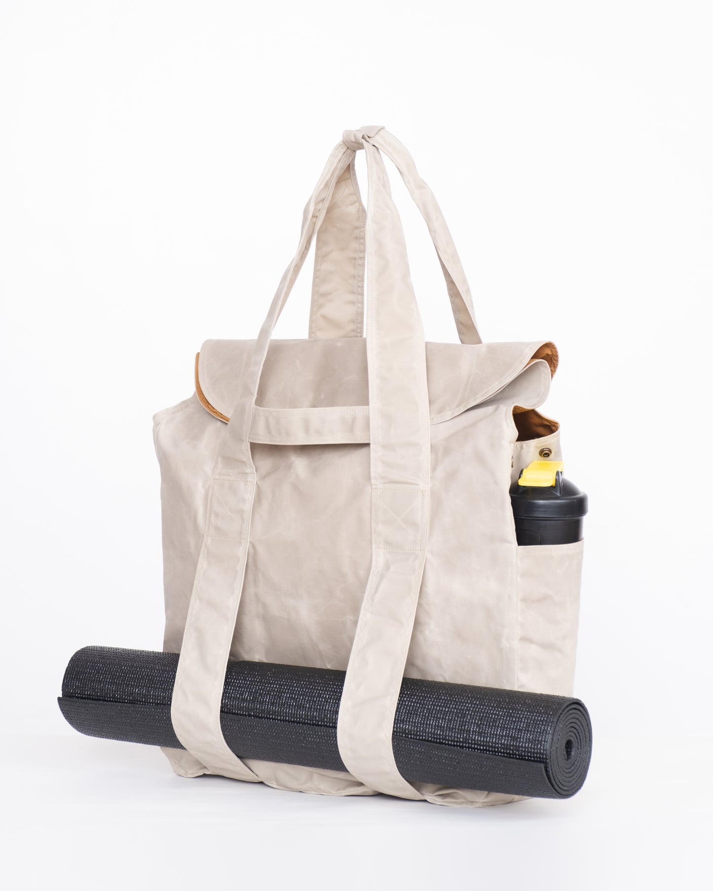 TOUR TOTE - BONE (Light Grey)