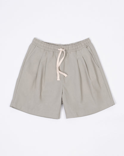 Linen Shorts Gray