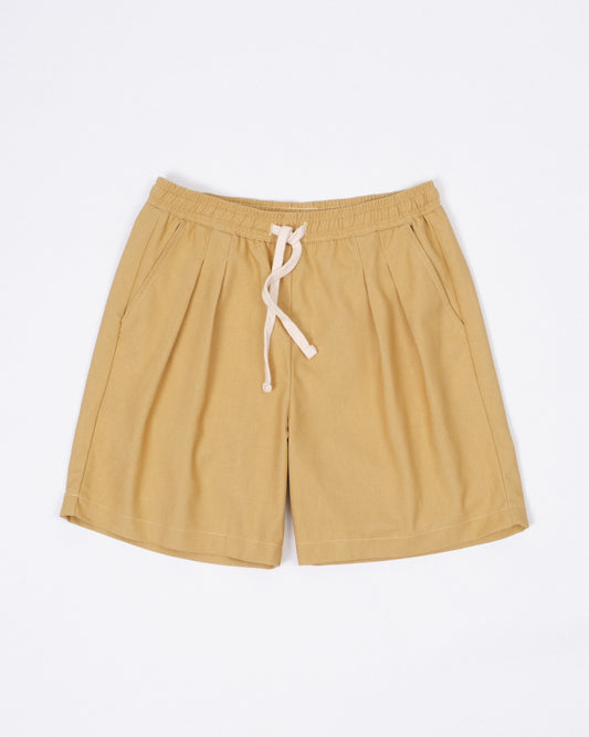 Linen Shorts Green