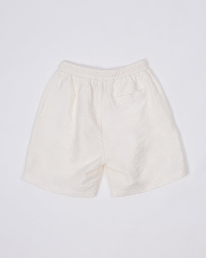 Woven Paisley Cotton Shorts