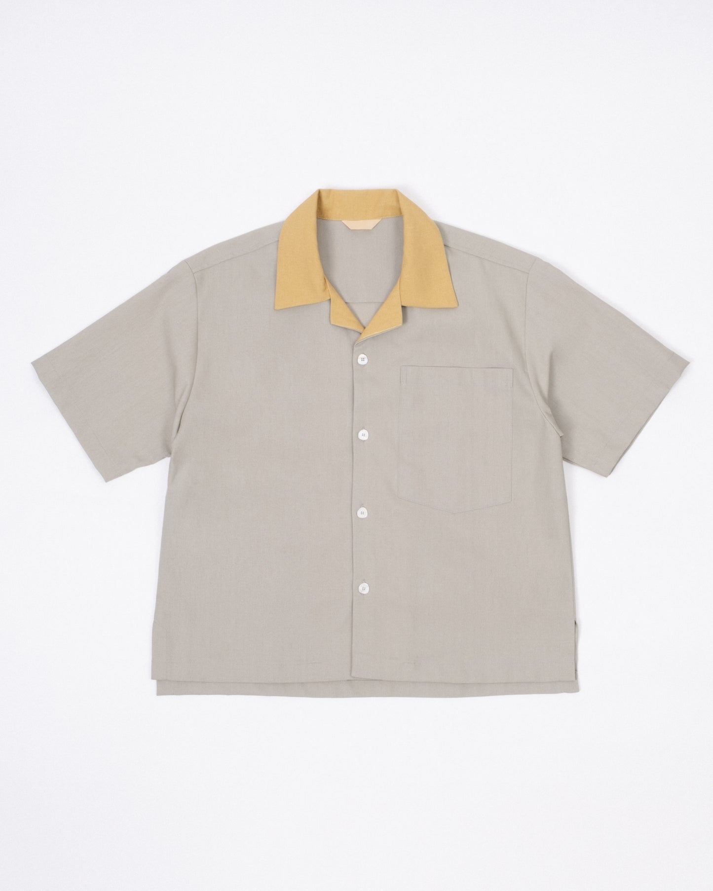 Linen Shirt Gray/Green