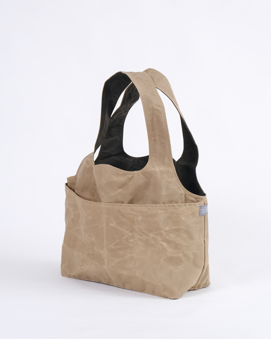 MARKET TOTE (Medium) - SAND & MOSS