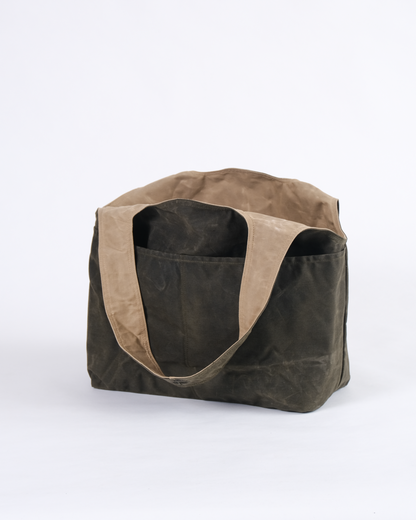 MARKET TOTE (Medium) - SAND & MOSS